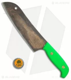 Svord Kiwi Santoku Carbon Steel Chef Knife Green (7.25" Patina) -Outlet Kitchen Knives Store Svord Kiwi Santoku carbon steel chef knife green patina BHQ 685687 er size