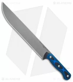 TOPS Knives Dicer 10 Slicer Knife 10" Black/Blue G-10