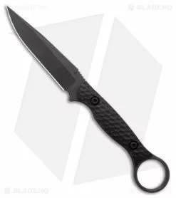 Toor Knives Anaconda Carbon Fixed Blade Knife Black G-10 (3.75" Black)