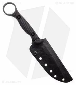 Toor Knives Anaconda Carbon Fixed Blade Knife Black G-10 (3.75" Black) -Outlet Kitchen Knives Store Toor Knives Anaconda Carbon Fixed Blade Knife Black G 10 Black BHQ 180922 kc sheath