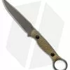 Toor Knives Anaconda Fixed Blade Knife Ranger Green G-10 (3.75" Gray)