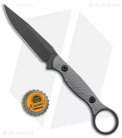 Toor Knives Anaconda Fixed Blade Knife Stealth Gray G-10 (3.75" Black) -Outlet Kitchen Knives Store Toor Knives Anaconda Fixed Blade Stealth Gray G 10 Black BHQ 145131 jr bottlecap