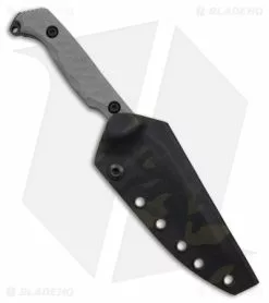 Toor Knives Darter Fixed Blade Knife Vapor Gray G-10 (4.25" Black) -Outlet Kitchen Knives Store Toor Knives Darter FBK Vapor Gray G10 4in Black BHQ 178798 td sheath