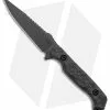 Toor Knives Darter Fixed Blade Knife Shadow Black G-10 (4.25" Black)