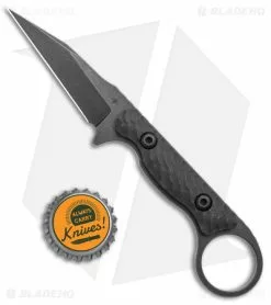 Toor Knives Jank Shank Carbon Tactical Fixed Blade Knife Black G-10 (3" Black) -Outlet Kitchen Knives Store Toor Knives G 10 Jank Shank Shadow Carbon Fixed Blade Black BHQ 139080 jr bottlecap