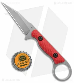 Toor Knives Jank Shank Tactical Fixed Blade Knife Red G-10 (3" Gray) -Outlet Kitchen Knives Store Toor Knives G 10 Jank Shank Slate Fixed Blade Red BHQ 139083 jr bottlecap