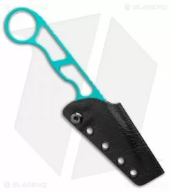 Toor Knives Jank Shank Teal Tactical Fixed Blade Knife (3" CPM-S35VN) -Outlet Kitchen Knives Store Toor Knives Jank Shank Teal Fixed Blade Knife 3.0 BHQ 123649 LS Sheath