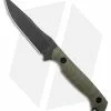 Toor Knives Krypteia Fixed Blade Knife Covert Green G-10 (4" Black Stonewash)