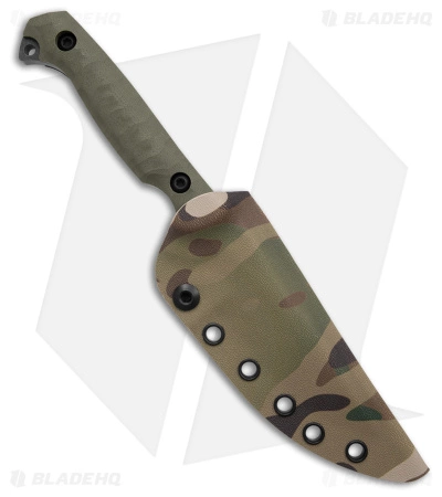 Toor Knives Krypteia Fixed Blade Knife Covert Green G-10 (4" Black Stonewash) 3 Toor Knives Krypteia Fixed Blade Knife Covert Green G-10 (4" Black Stonewash) - Image 3