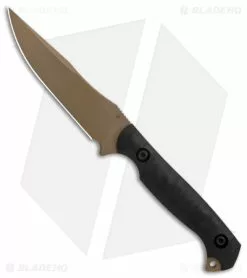 Toor Knives Krypteia Stealth Fixed Blade Knife Ebony G-10 (4" Tan)