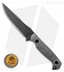Toor Knives Krypteia Stealth Fixed Blade Knife Gray G-10 (4" Black Stonewash) -Outlet Kitchen Knives Store Toor Knives Krypteia Stealth Fixed Blade Knife Grey G10 4.0 BHQ 123644 LS Bottlecap