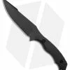 Toor Knives Raven Fixed Blade Knife Black G-10 (5.5" Black)