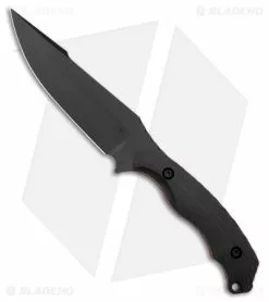 Toor Knives Raven Fixed Blade Knife Black G-10 (5.5" Black)