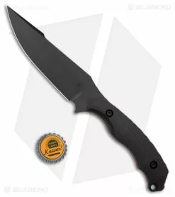 Toor Knives Raven Fixed Blade Knife Black G-10 (5.5" Black) -Outlet Kitchen Knives Store Toor Knives Raven Blade Black G 10 Black BHQ 174496 jr bottlecap