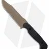Toor Knives Valor MK1 Fixed Blade Knife Mojave Black G-10 (5.4" Tan)