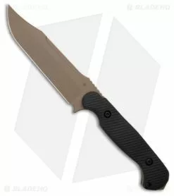 Toor Knives Valor MK1 Fixed Blade Knife Mojave Black G-10 (5.4" Tan)