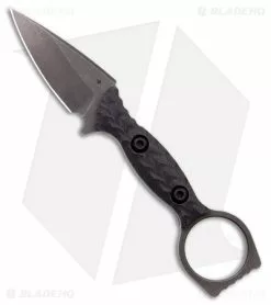 Toor Knives Viper Fixed Blade Knife Carbon Black G-10 (2.65" Black SW)