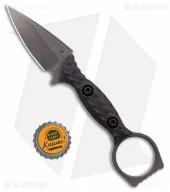 Toor Knives Viper Fixed Blade Knife Carbon Black G-10 (2.65" Black SW) -Outlet Kitchen Knives Store Toor Knives Viper Fixed Blade Knife Carbon Black G 10 Black SW BHQ 180600 KC bottlecap