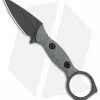 Toor Knives Viper Fixed Blade Knife Stealth Gray G-10 (2.65" Black)