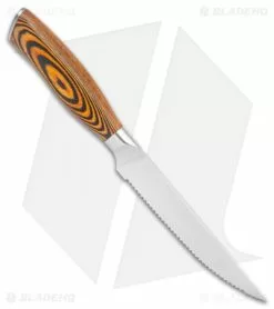 Tuo Cutlery Fiery Phoenix Steak 4-Piece Steak Kitchen Knife Set Black/Orange -Outlet Kitchen Knives Store Tuo Cutlery 4 Piece Steak Set TC0723 BHQ 136134 jr knife 1 spine