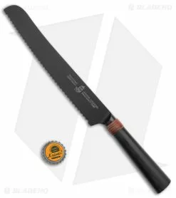 Tuo Cutlery Dark Knight Bread Knife Black Pakkawood (9" Black) -Outlet Kitchen Knives Store Tuo Cutlery Dark Knight Bread Pakkawood Black BHQ 136034 jr bottlecap