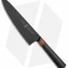Tuo Cutlery Dark Knight Chef Knife Black Pakkawood (8" Black)