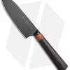 Tuo Cutlery Dark Knight 5.5" Santoku Knife Black Pakkawood (Black)