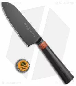 Tuo Cutlery Dark Knight 5.5" Santoku Knife Black Pakkawood (Black) -Outlet Kitchen Knives Store Tuo Cutlery Dark Knight Santoku 5.5 Pakkawood Black BHQ 136031 jr bottlecap
