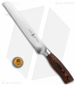 Tuo Cutlery Fiery Phoenix Bread Knife Pakkawood (9" Satin) -Outlet Kitchen Knives Store Tuo Cutlery Fiery Phoenix Bread Knife Pakkawood 9in Satin BHQ 116969 td size