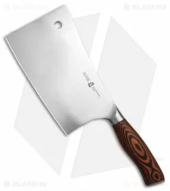 Tuo Cutlery Fiery Phoenix Cleaver Knife Pakkawood (7" Satin)