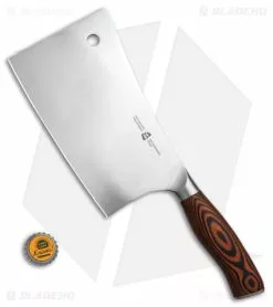 Tuo Cutlery Fiery Phoenix Cleaver Knife Pakkawood (7" Satin) -Outlet Kitchen Knives Store Tuo Cutlery Fiery Phoenix Cleaver Knife Pakkawood 7in Satin BHQ 116951 td size