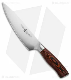 Tuo Cutlery Fiery Phoenix Chef Knife Pakkawood (8" Satin)