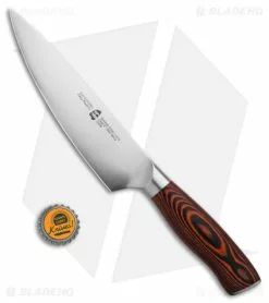 Tuo Cutlery Fiery Phoenix Chef Knife Pakkawood (8" Satin) -Outlet Kitchen Knives Store Tuo Cutlery Fiery Phoenix Cleaver Knife Pakkawood 8in Satin BHQ 116954 td size