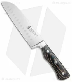 Tuo Cutlery Legacy Santoku Knife Layered G-10 (7" Satin)