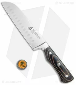 Tuo Cutlery Legacy Santoku Knife Layered G-10 (7" Satin) -Outlet Kitchen Knives Store Tuo Cutlery Legacy Santoku G 10 Satin BHQ 136028 jr bottlecap