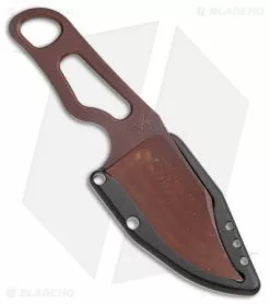 Turner CNC Inc. Turner CNC Jackalope Fixed Blade Knife Bronze CPM 3V (2.75" Heat Treat) -Outlet Kitchen Knives Store Turner CNC Jackalope Fixed Blade Knife CPM 3V Steel Heat Treat BHQ 170244 jr sheath