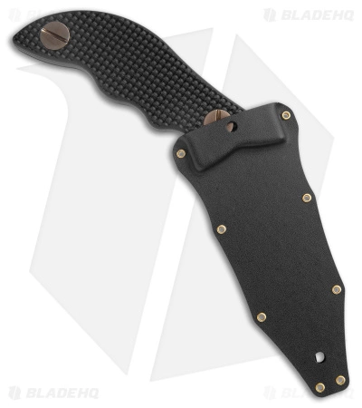 Turner CNC Inc. Turner CNC Voodoo Doc Chimera Fixed Fighting Knife Black G-10 (3.5" DLC 3V) 3 Turner CNC Inc. Turner CNC Voodoo Doc Chimera Fixed Fighting Knife Black G-10 (3.5" DLC 3V) - Image 3