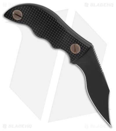 Turner CNC Inc. Turner CNC Voodoo Doc Chimera Fixed Fighting Knife Black G-10 (3.5" DLC 3V) 2 Turner CNC Inc. Turner CNC Voodoo Doc Chimera Fixed Fighting Knife Black G-10 (3.5" DLC 3V) - Image 2