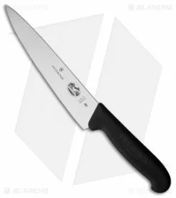 Victorinox Cutlery 7" Chef's Kitchen Knife Black Fibrox VN5200319