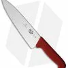 Victorinox Cutlery 8" Chef's Kitchen Knife Red Fibrox VN5206120