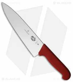 Victorinox Cutlery 8" Chef's Kitchen Knife Red Fibrox VN5206120