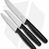 Victorinox Nylon 3-Piece Standard Kitchen Knife Set Black VN511133