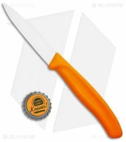 Victorinox Swiss Army Classic Paring Knife Orange (3" Satin) -Outlet Kitchen Knives Store Victorinox Swiss Army Classic Paring Knife Orange Satin VN67606L119 BHQ 97026 jr bottlecap