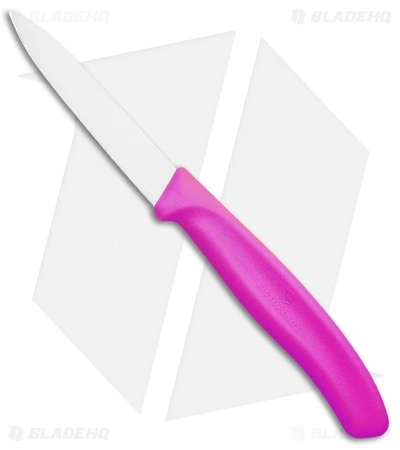 Victorinox Swiss Army Classic Paring Knife Pink (3" Satin) 1 Victorinox Swiss Army Classic Paring Knife Pink (3" Satin)