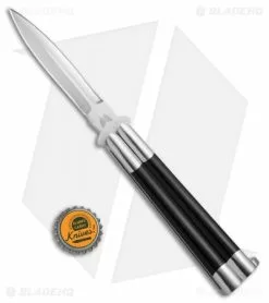 Vintage Bali-Song USA Butterfly Knife W/ Black Micarta (4.1" Dagger) -Outlet Kitchen Knives Store Vintage Bali Song USA Butterfly Knife Black Micarta Dagger BHQ 75541 jr bottlecap