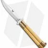 Vintage Bali-Song USA Jody Samson Butterfly Knife Ivory Micarta (4.3"Satin)