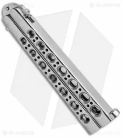 Vintage Bali-Song USA Jody Samson Weehawk Butterfly Knife Stainless (4.1" Satin) -Outlet Kitchen Knives Store Vintage Bali Song USA Jody Samson Weehawk Butterfly SS JS 072818 1 BHQ 87761 jr side