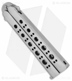 Vintage Bali-Song USA PC11 Tanto Butterfly Knife (3.3" Satin) 6 Vintage Bali-Song USA PC11 Tanto Butterfly Knife (3.3" Satin) -Outlet Kitchen Knives Store Vintage Bali Song USA PC11 Tanto Butterfly Satin BHQ 50183 jr side 2