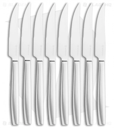 Wusthof 8-Piece Stainless Steel Steak Knife Set W/ Wood Chest 1 Wusthof 8-Piece Stainless Steel Steak Knife Set W/ Wood Chest
