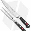 Wusthof Classic 2 Piece Hollow Edge Carving Set W/ Meat Fork